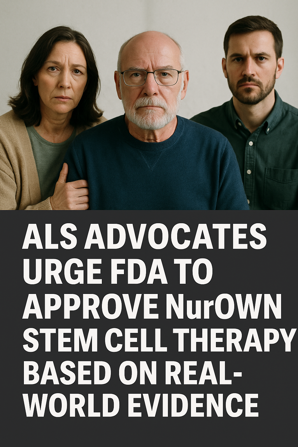 ALS Advocates Urge FDA to Approve NurOwn Stem Cell Therapy Based on Real-World Evidence