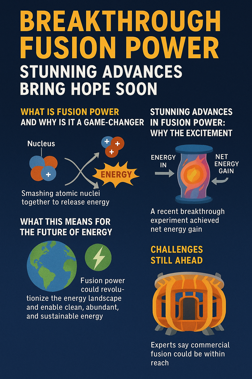 Breakthrough Fusion Power: Stunning Advances Bring Hope Soon