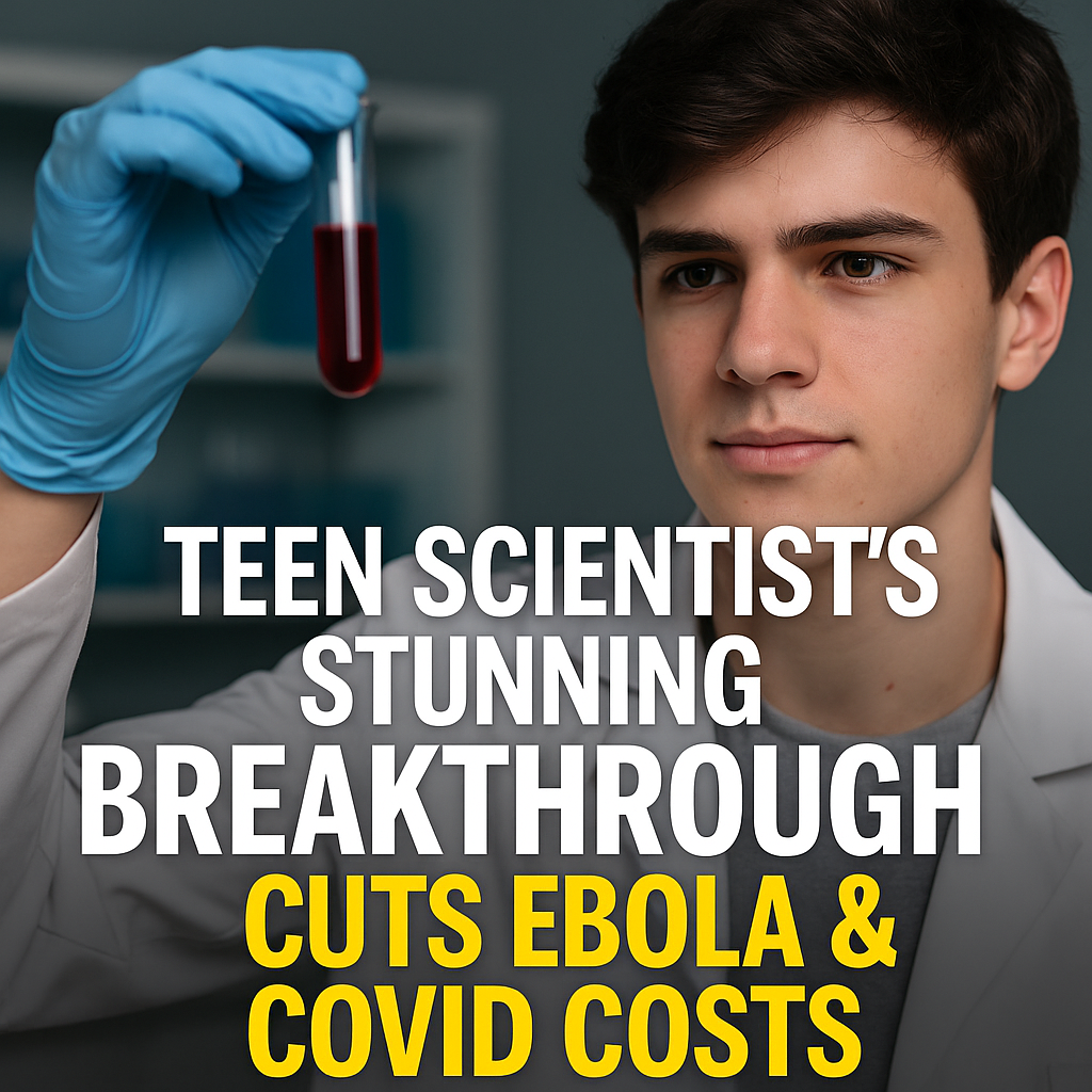 Teen Scientist’s Stunning Breakthrough Cuts Ebola & COVID Costs