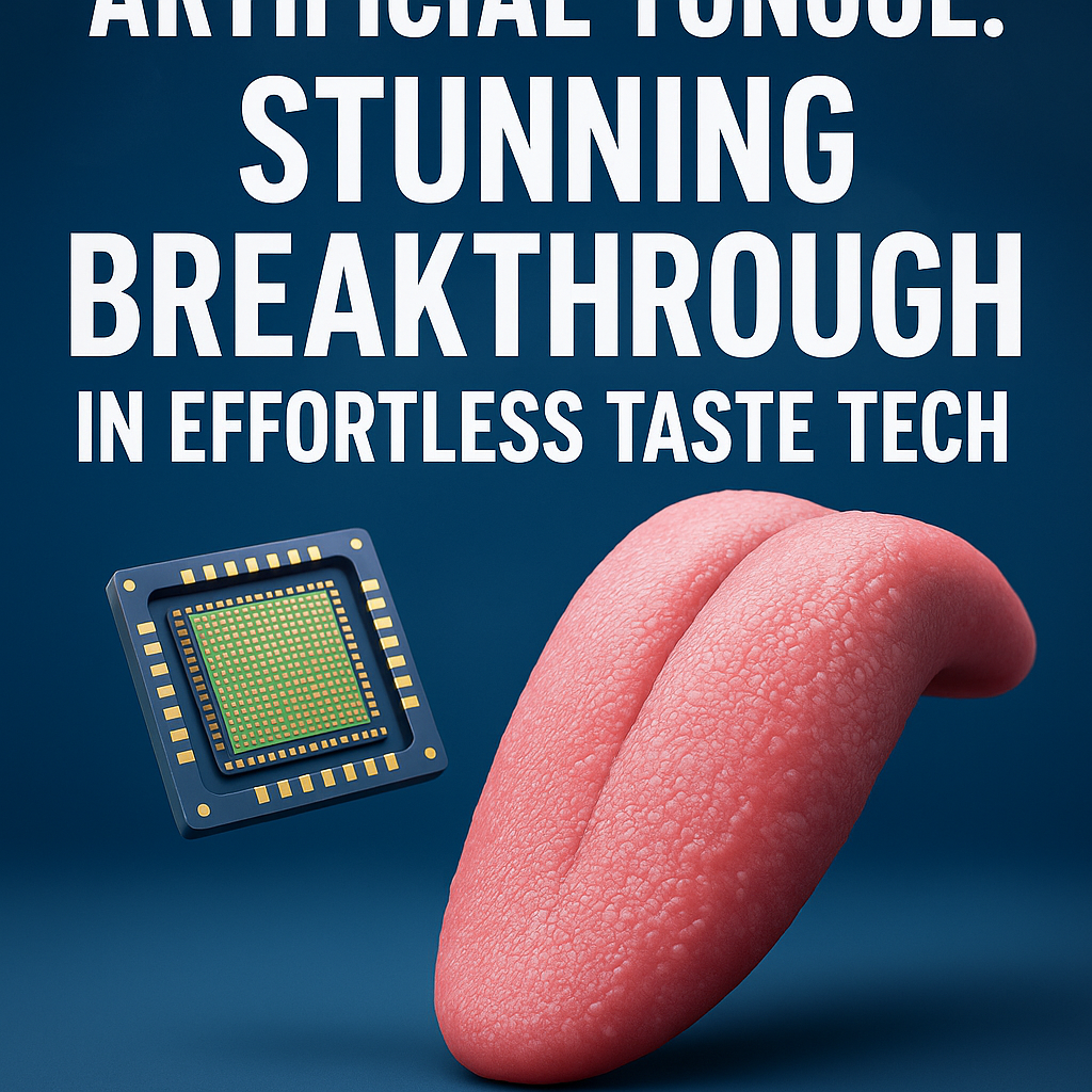 Artificial Tongue: Stunning Breakthrough in Effortless Taste Tech